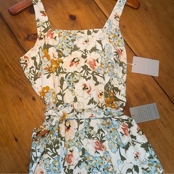 Chelsea28 Floral Belted Fit & Flare Sundress - Picture 5 of 13